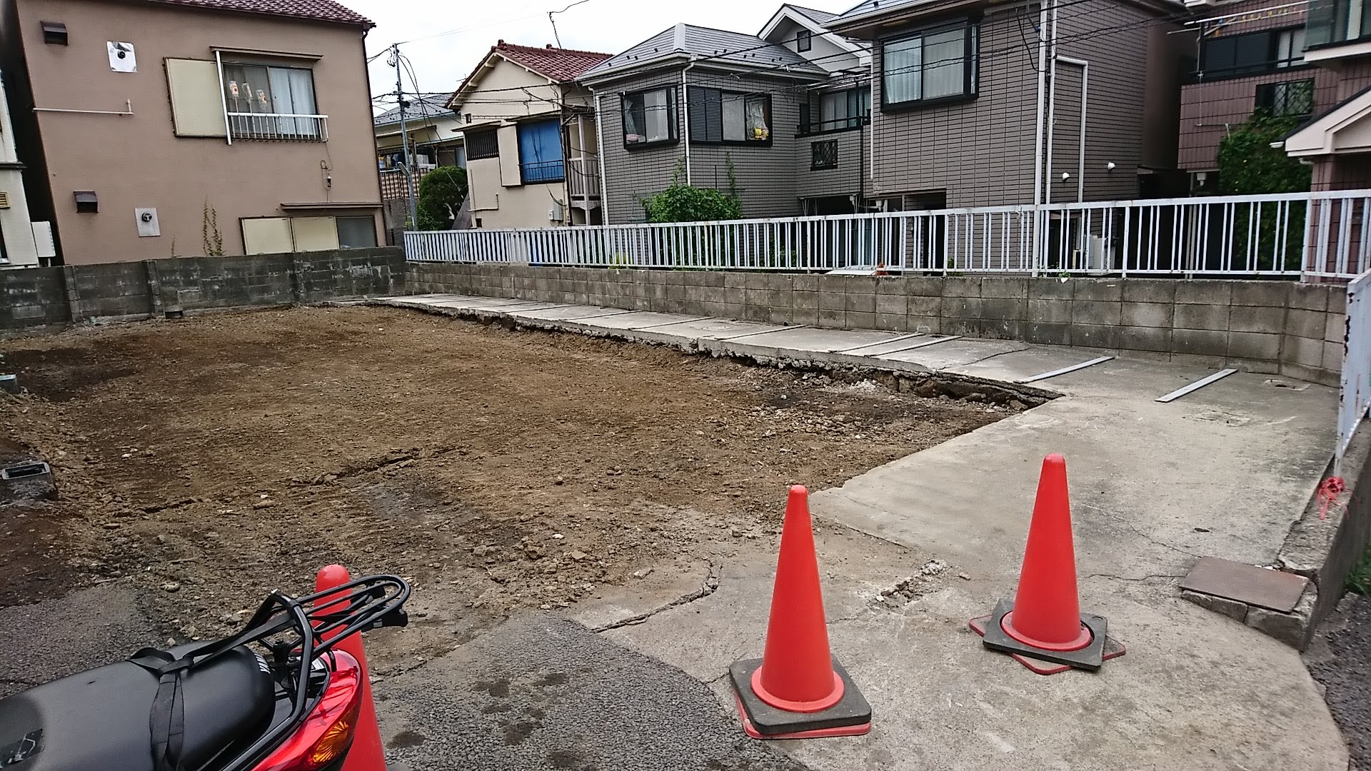 板橋区西台　木造二階建て共同住宅解体工事(火災現場)