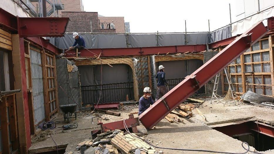 さいたま市浦和区仲町鉄骨造三階建て店舗兼住宅解体工事