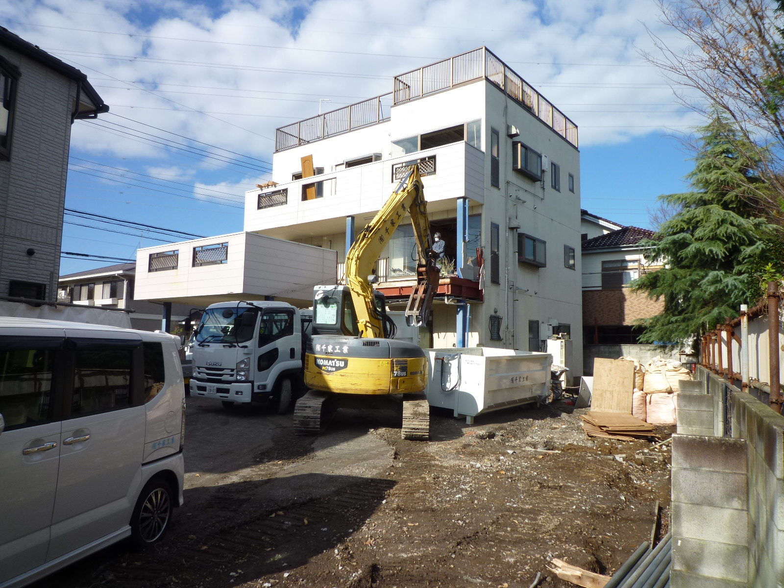  川口市辻　鉄骨住宅解体工事